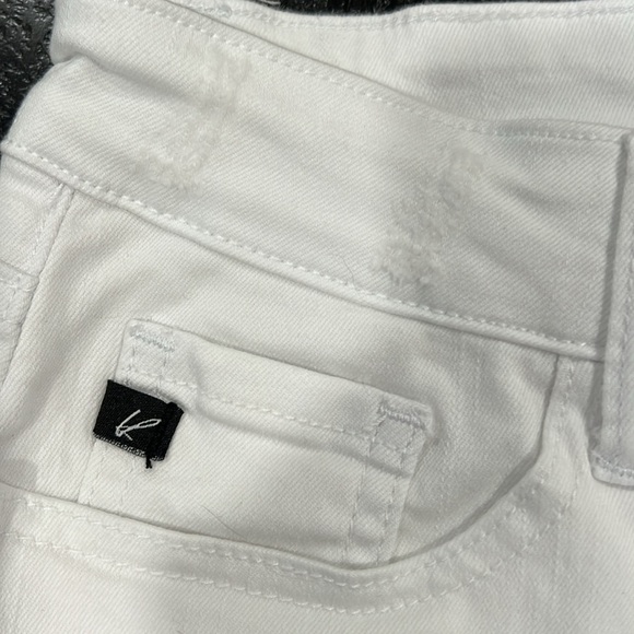 KanCan Brianna White Mid Rise Ankle Skinny Jeans Size 5/26 - Picture 10 of 11